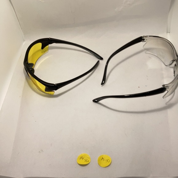 2 Pairs of bicycle or shooting sunglasses with z87.1 safety lens. - Picture 2 of 2
